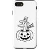 Funny Halloween Duck Custodia per iPhone SE (2020) / 7/8 Boo Goose Halloween Pumpkin Funny Duck Jack O Lantern