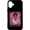 Halloween Glam Retro Vintage Comics Pop Custodia per iPhone 16 Plus Dialisi Demon Tech Nefrologia Emodialisi Spooky Devil