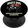 Grandio Design Introverted Intellectual Nasty Bug Entomologia maleducata coccinella dito medio coccinella PopSockets PopGrip Adesivo