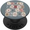 Faith & Purpose Christian Collective Citazione sulla fede cristiana di Gesù PopSockets PopGrip Adesivo