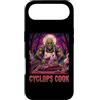 Halloween Glam Retro Vintage Comics Pop Custodia per iPhone Air Ciclope Cook Sous Chef Ristorante Cibo Spettrale Spaventoso Uomo