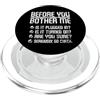 Before You Bother Me Computer Tech Geek Prima di infastidirmi Divertente Tecnologia Computer Tech Geek PopSockets PopGrip per MagSafe