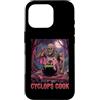 Halloween Glam Retro Vintage Comics Pop Custodia per iPhone 16 Pro Ciclope Cook Sous Chef Ristorante Cibo Spettrale Spaventoso Uomo