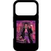 Halloween Glam Retro Vintage Comics Pop Custodia per iPhone 17 Pro Vampire DJ House Trap Club Dance Musica Spaventoso Clubbing Donna