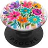 Floral - Flowers Boho - Floreale - Pennellata - Estate - Fiori PopSockets PopGrip Adesivo