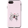 namo-Tee Custodia per iPhone SE (2020) / 7/8 Robot innamorati con bouquet di viti, motivo divertente