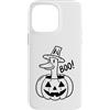 Funny Halloween Duck Custodia per iPhone 14 Pro Max Boo Goose Halloween Pumpkin Funny Duck Jack O Lantern
