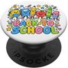 RootCanvas Kawaii Rientro A Scuola Forniture Primo Giorno Classroom Crew PopSockets PopGrip Adesivo
