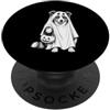 Halloween Australian Shepherd Dog Ghost Australian Shepherd Halloween Dog Lover Spooky Ghost Spaventoso PopSockets PopGrip Adesivo