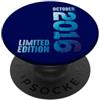 Birth Since Month October 2016 Retro Vin Da ottobre 2016 Anno 2016 Retro 2016 Vintage Edizione 2016 PopSockets PopGrip Adesivo
