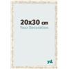 yd. Cornice 20x30 cm Bianco Vintage - Cornice in MDF Bologna | Your Decoration, Vetro acrilico antiriflesso, Montaggio a parete, Adatta per foto, poster o puzzle, Made in Holland