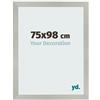 yd. Cornice 75x98 cm Argento Opaco - Cornice in MDF Bologna