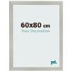 yd. Cornice 60x80 cm Argento Opaco - Cornice in MDF Bologna