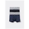 Tezenis 4 Paia Di Boxer Bimbo In Cotone Stampato Bambino Blu