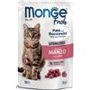 Monge Cat Fresh Bustine Sterilised Manzo 85gr