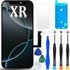 Digi4U Schermo LCD di ricambio per iPhone XR, schermo LCD da 6,1, Truetone, display LCD per iPhone XR, kit di riparazione