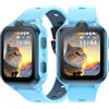 Luzglo ANYSCENES3-Blu Smartwatch bambini 4G LTE, Videocall HD, GPS triplo, SOS e Controllo genitori, Doppia fotocamera, 16GB, IP68, 5 giorni