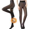 FENXIXIONE Collant Foderati In Pile Per Donna, Caldo Finto Trasparente Collant Traslucido Spesso Calze Termiche