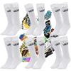Vans calzini originali logo classic socks unisex adulto metà polpaccio pacco da 3 o 6 paia e 10 stickers casual