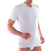 o-day Liabel 2 Maglie Termiche Uomo 100% Caldo Cotone Interlock - Maglia Intima in Thermocotton Soffice e Vaporosa - Bianche o Nere S-XXL (XL, Bianco - Scollo a V)