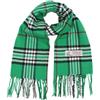 TZ Promise Plaid Cashmere Feel Classic Soft Lussuosa Sciarpa Invernale Per Uomo Donna