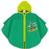 PERLETTI Poncho Antipioggia Bambino Mantella Impermeabile Dinosauri | Bambini 3 4 5 6 Anni Scuola Materna con Cerniera Cappuccio Catarifrangente