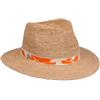 LIERYS Girona Traveller Cappello di Paglia Rafia con Fascia in Tessuto Donna Primavera Estate