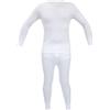 Britwear - Coordinato Abbigliamento Termico - Ragazzo Bianco 9 Anni