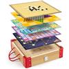 Hape22 Giochi Classici in 1 Set Portatile - Scacchi, Dama, Tris, Ludo & Altro - Gioco Famiglia, Viaggio e Serate Ludiche