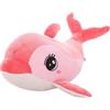 champracer Peluche a forma di delfino, per giocare e coccolare, morbido peluche per ragazze, ragazzi, neonati (40 cm, rosa)