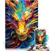 SYUNFEI Fantasy Dragon Giappone Puzzle da 1000 pezzi per adolescenti Giocattolo educativo intellettuale decomprimente Giocattoli per la decorazione della casa 75x50cm