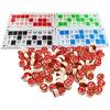 ARBUTUS Giochi di Bingo Lotteria 48 Cartoni, 90 gettoni 2 Facce e 100 Segnalibro Plastica 4 Colori
