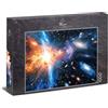 Ulmer Puzzleschmiede Puzzle da 1000 pezzi Genesis - Esplosione di stelle drammatiche nel cosmo profondo con galassie - Motivo spaziale monumentale - Qualità Puzzle, Made in Germany