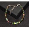 Handmade Massiccio 925 Argento Sterling Naturale Etiope Nero Opale Perline 7 " Cinturino