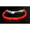Handmade Bracciale in Argento Sterling 925 Con Opale Etiope Naturale Bead Rosso 7"