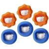 Beavorty Palline per Bucato Lavatrice in Spugna 6 Pezzi Riutilizzabili | Rimozione Peli, Materiale Pu e Pp, Adatte al Lavaggio in Macchina, Formato Set Pratico