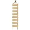 kowaku Struttura Arrampicata Gatto Appesa per Gatti Scaletta Gioco Tiragraffi in Legno con Collegati da Corda per E Graffio Adatta per Interni Stanze per Animali Casa, 100cm