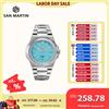 San Martin 42mm PT5000 SW200 Sunray Dial Diver Orologio da uomo Retro Luxury Zaffiro 20Bar Impermeabile BGW-9 Luminoso SN0076