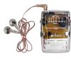 RETEKESS TR624 Cuffie con supporto per sintonizzazione radio portatile trasparente AM / FM, utilizzate per la guida del museale della conferenza della chiesa