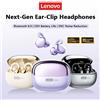 Lenovo Cuffie Bluetooth 6.0 Wireless Originali Lenovo LE302 OWS, Auricolari Sportivi a Clip con Lunga Durata della Batteria e Cancellazione del Rumore