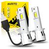 AUXITO 2 Pezzi Lampadine LED H1 20000LM ad Alta Potenza con Ventola Canbus Senza Errori, Abbaglianti H1 6500K Bianco CSP 12V per Auto