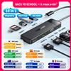 Lemorele TC94 HUB 10-in-1 4K 30Hz Docking Station con VGA Type-C Doppio HDMI 100W PD Power Adattatore SD/TF USB-C HUB per Laptop TV