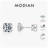 MODIAN D Colore 1CT Moissanite Orecchini con perno 925 Sterling Silver Brillante Taglio Rotondo Lab Creato Gioielli con Diamanti per Le Donne