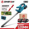 ONEVAN Tagliasiepi Elettrico ONEVAN 20 Pollici 20000 RPM, Senza Fili, Alimentato a Batteria, Utensile da Giardino per Batteria Makita 18V