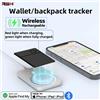 RSH Smart Ultra-thin Mini localizzatore GPS dispositivo di localizzazione Wireless ricaricabile posizione portafoglio Tracker Card funziona con Apple Find My