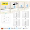 LoraTap Interruttore motore per tende Tuya Smart Life Controllo vocale remoto a 2/3 canali tramite Alexa Assistente Google WiFi 2,4 GHz per tende a rullo