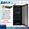 EASUN POWER 51.2V 100AH LiFePO4 batteria 5KWH un pacco batteria al litio di grado CAN RS485 BMS 6000 + Cycle Home Battery EU TAX FREE