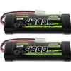 NONE Batteria OVONIC RC NiMH da 7,2 V 4300 mAh con connettore TMY per RC Car Truck Truggy (2P