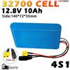 Aleaivy Pacco batteria 32700 LiFePO4 12,8 V 10 Ah/20 Ah/30 Ah - Con BMS, ciclo profondo ricaricabile per spruzzatore, barca da pesca, UPS, luce solare