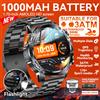 GUHUAVMI Nuovo AK87 1000mAh Batteria da Uomo Outdoor Smart Watch Schermo da 1.7 Pollici GPS Torcia Elettrica 3ATM Impermeabile Chiamata Bluetooth Sport Smartwatch